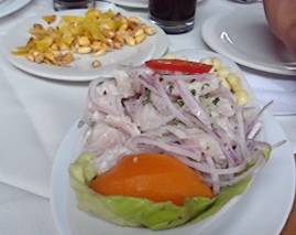 Traditional Ceviche at Punta Arenas, Chorillos