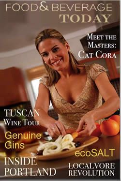 food and beverage magazine, cat cora, food and beverage today
