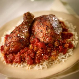 Koto Kapama, Greek Cinnamon Stewed Chicken, Cat Cora recipe, Chef Cora, Cat Cora