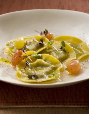 Charlie Trotter Recipe, Goat Cheese Ravioli, Charlie Trotter