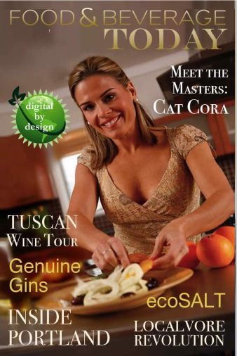 Chef Cat Cora in Food and Beverage Today Magazine